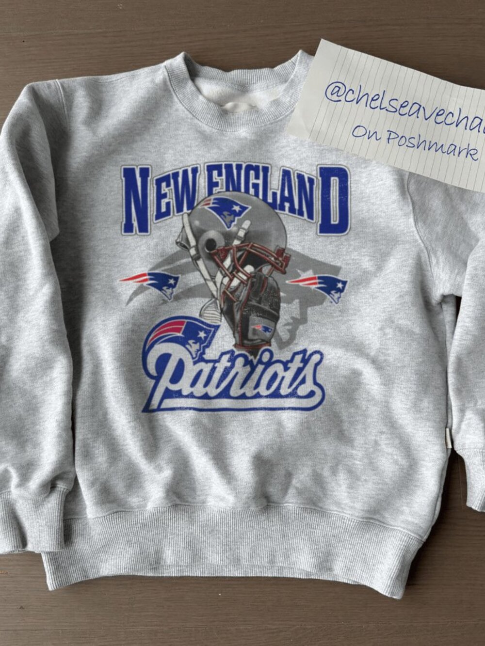 Vintage New England Patriots Football Sweatshirt, Retro NFL Patriots Shirt Tee